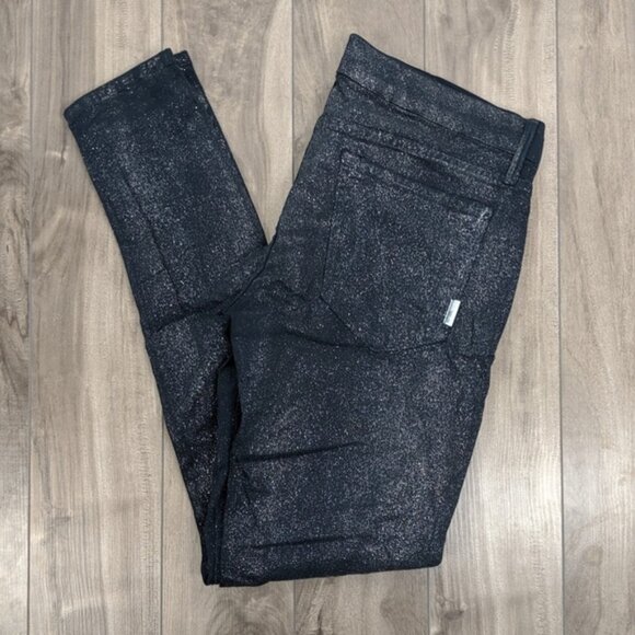 Mother the Looker Jeans Blue Sparkle Sz 31 - Picture 2 of 8